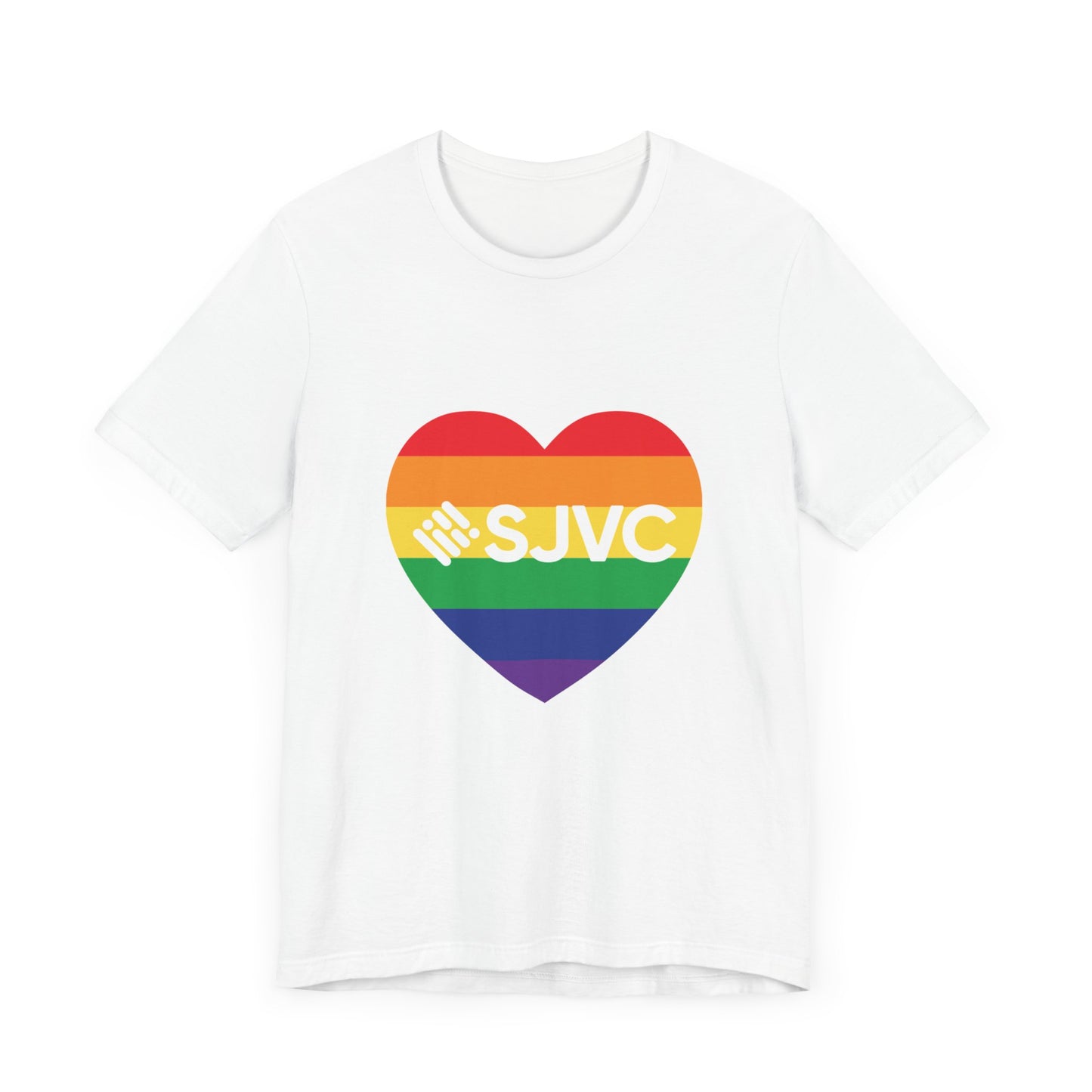 PRIDE Heart Unisex Short Sleeve Tee