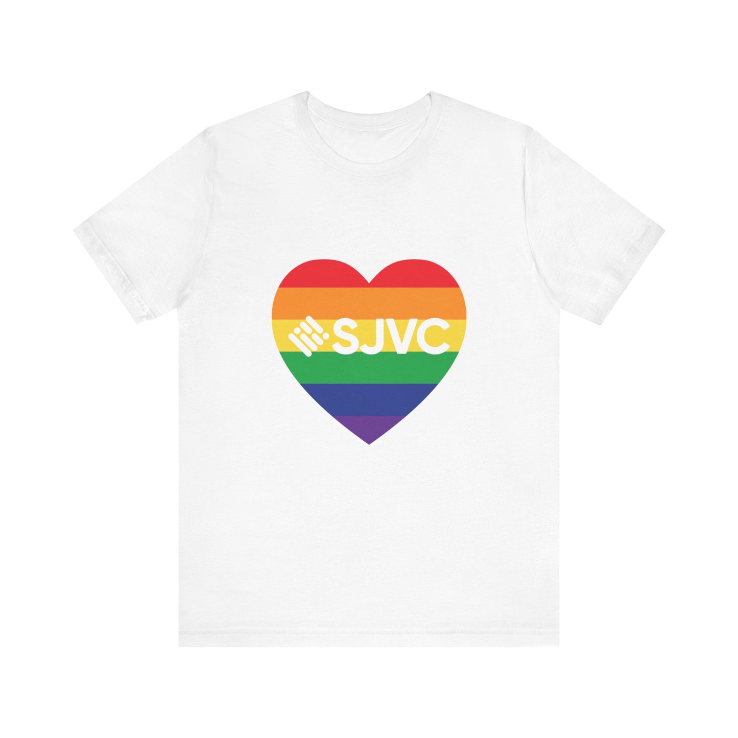 PRIDE Heart Unisex Short Sleeve Tee