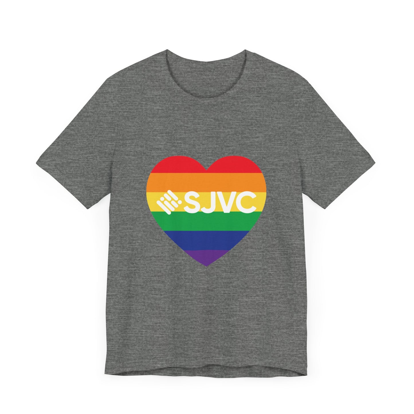 PRIDE Heart Unisex Short Sleeve Tee