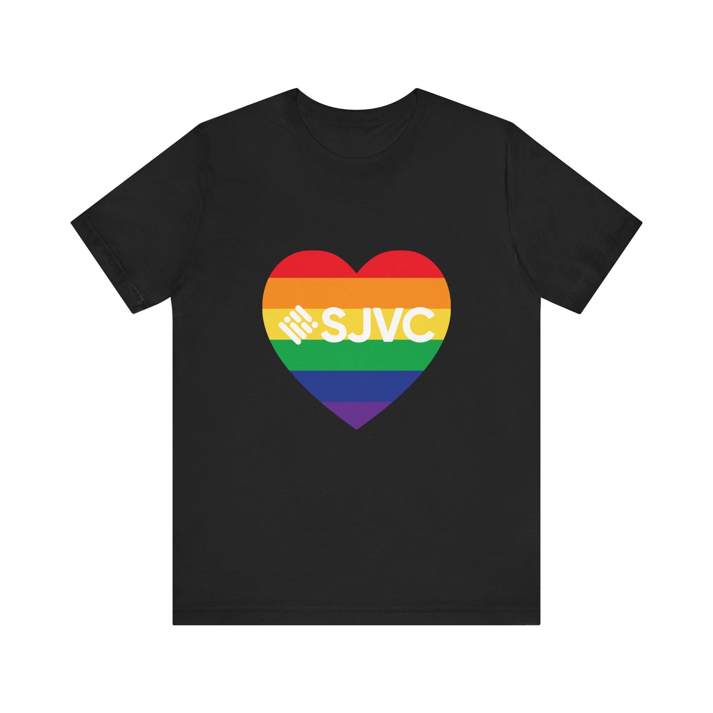 PRIDE Heart Unisex Short Sleeve Tee