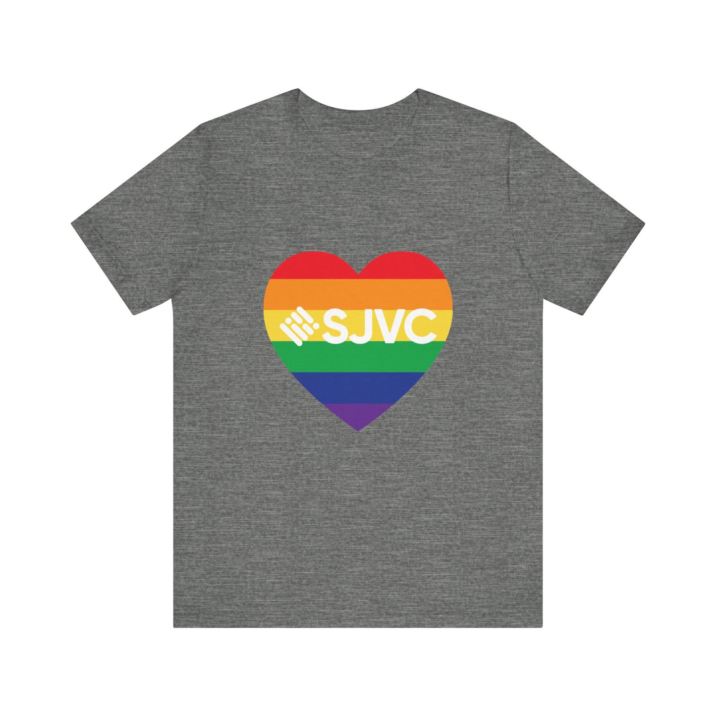 PRIDE Heart Unisex Short Sleeve Tee