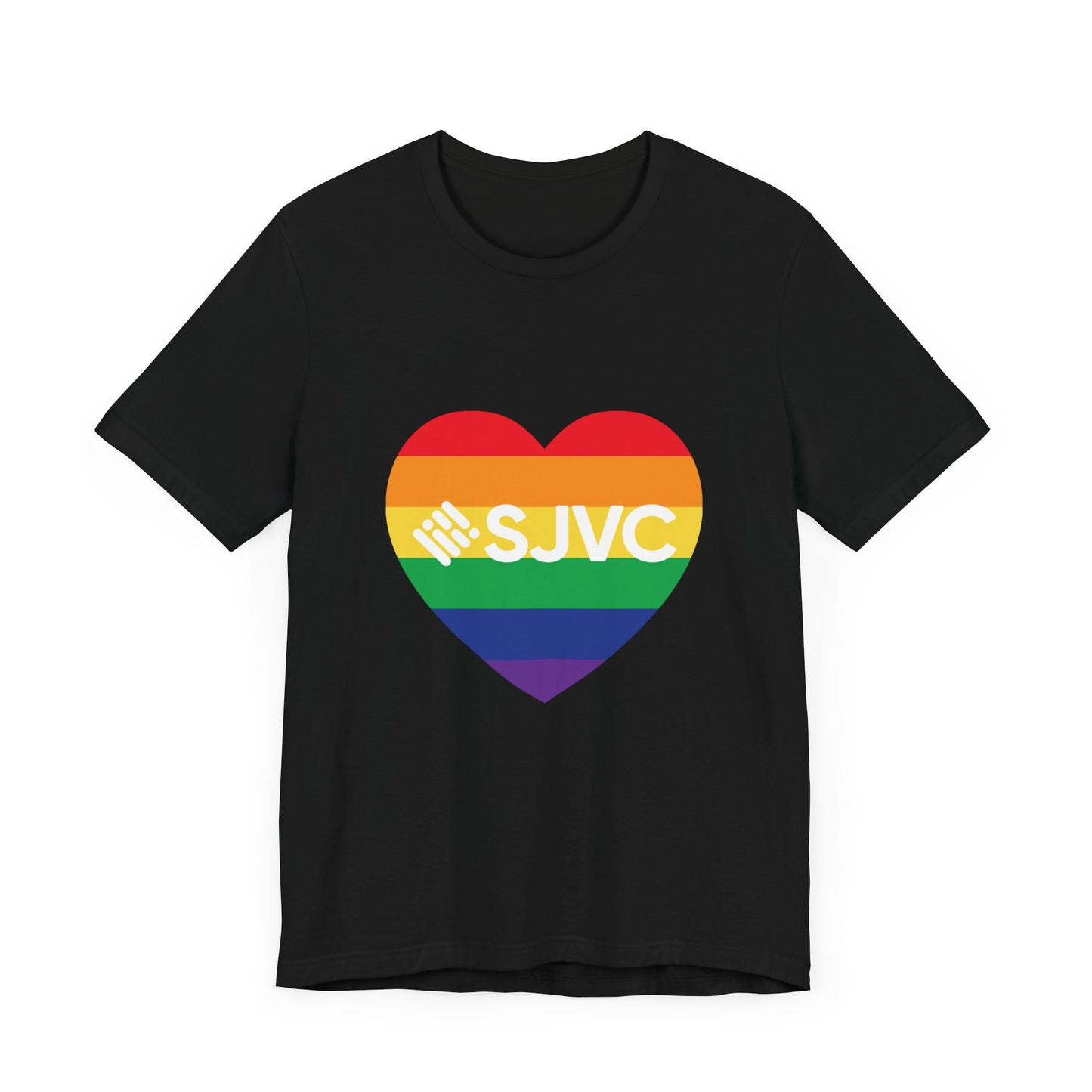 PRIDE Heart Unisex Short Sleeve Tee